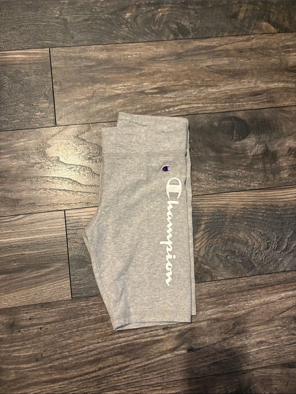 Champion Heather Gray Logo Shorts